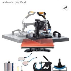 Heat Press With Attacments 