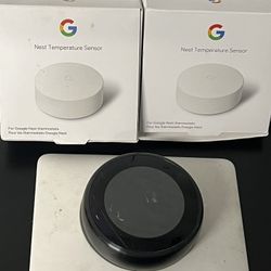 2 Nest  Thermostats And 2 Sensors