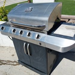 Stainless Steel Char Broil Propane Gas Grill BbqStainless Steel Char Broil Propane Gas Grill Bbq