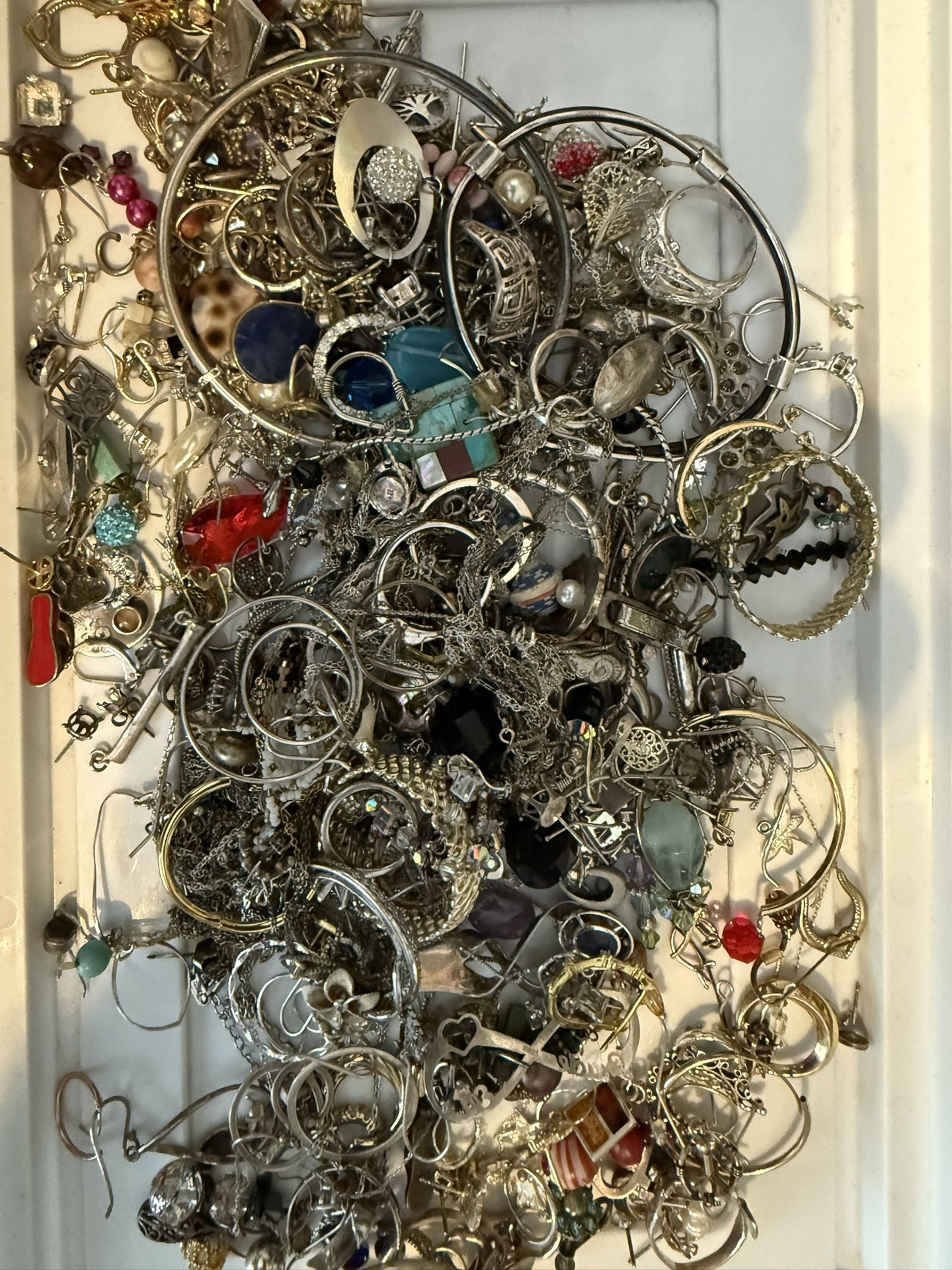 Huge Sterling And Gold Scrap Lot