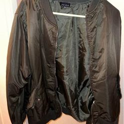 Green Bomber Jacket
