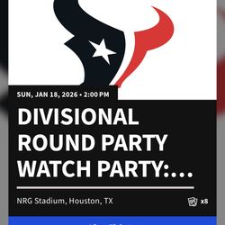Texans watch party Tickets 