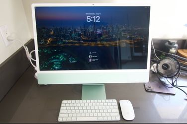24-inch Green iMac with 4.5K Retina display