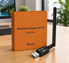 🔵 USB Bluetooth 6.0 Adapter for PC | Long Range, Plug & Play