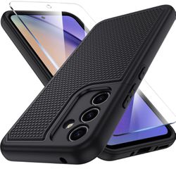 Galaxy A54 5G Case with Tempered Glass Screen Protector