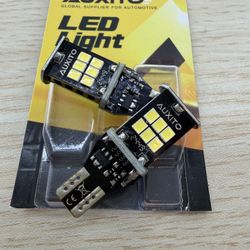 Brand New AUXITO 912 921 LED Bulb for Backup Light Reverse Lights High Power 2835 15-SMD Chipsets Error Free T15 906 922 W16W Bulbs, 6000K SKU268-S1