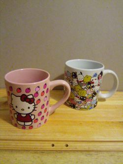 Hello Kitty or hello Kitty and friends mugs $4 each