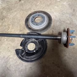 2021 F150 REAR AXLE SHAFT LEFT SIDE 8.8" RING GEAR WITH BRAKE ROTOR