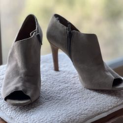 Suede High Heel Boots