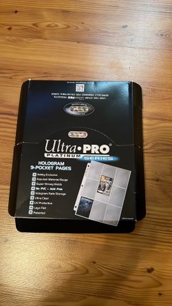 Ultra Pro 9 pocket pages for sports / trading cards - 27 pages