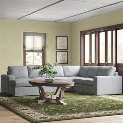 Anadarko 120.5" Sectional - Gray Couch
