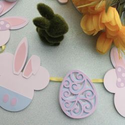 Easter Decor, Mickey Home Decor, Disney Banner, Easter Banner 