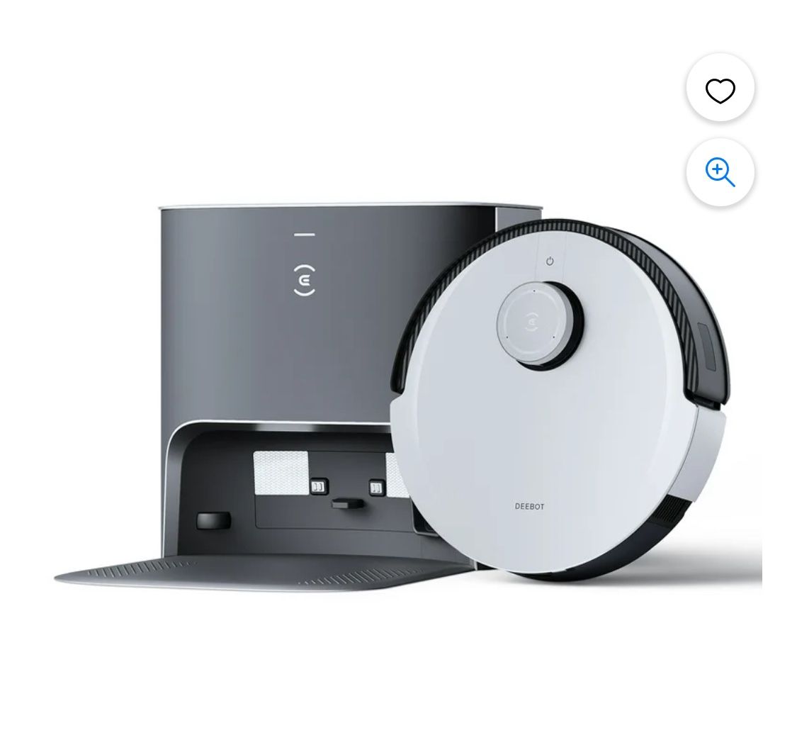 (Lightly Used) Ecovacs Deebot X1 Plus All-In-One Robot Vacuum Cleaner and Mop w/ Auto-Empty Station
