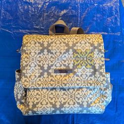 Petunia Pickle Bottom Diaper Backpack with changing pad.