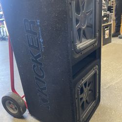 KICKER 12" 3000W Dual Loaded Solo-Baric L7S Subwoofer Enclosure 