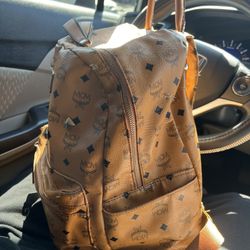 Brown MCM backpack 