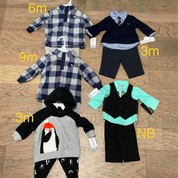 Baby Boys Outfit Sets Clothes New $8 Each