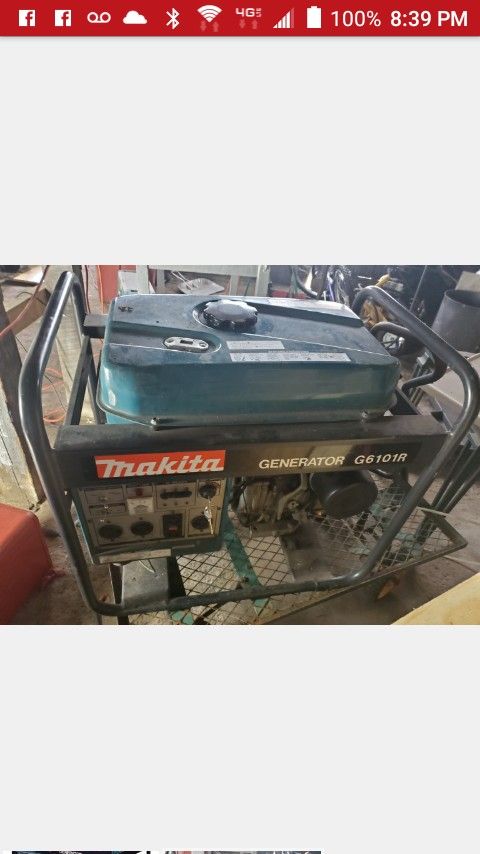 Makita top of the line generator
