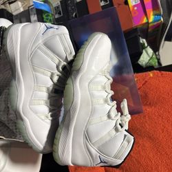  2014 Release Air Jordan Retro 11 White/Legend Blue/ Black Size 8 Mens 