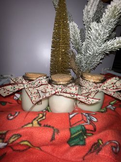 Adorable Homemade Soy Candle - Sugar Cookie Scent - Holiday Stocking Stuffer!
