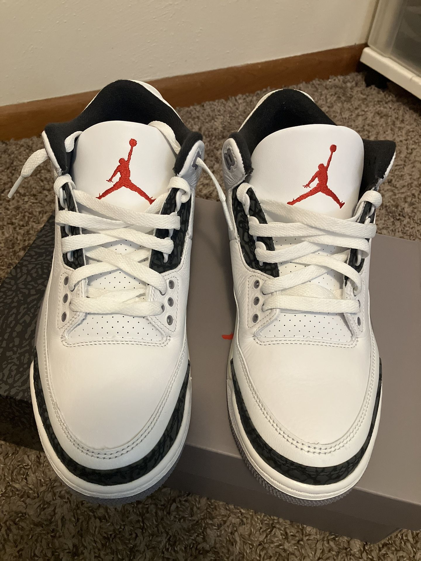 Air Jordan 3 Grey Cement. Size 9. Brand New