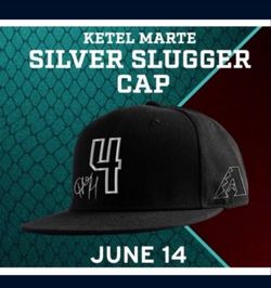 Ketel Marte Silver Slugger Hat Cap