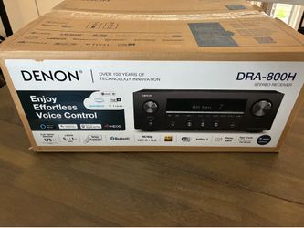 Denon DRA-800H Network Stereo Receiver 2 Channel Heos Bluetooth