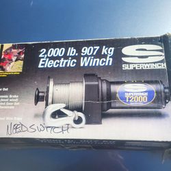 BRAND NEW SUPER WINCH 2000LB CAPACITY 