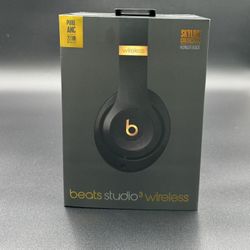 Beats Studio 3 Wireless Black And Gold