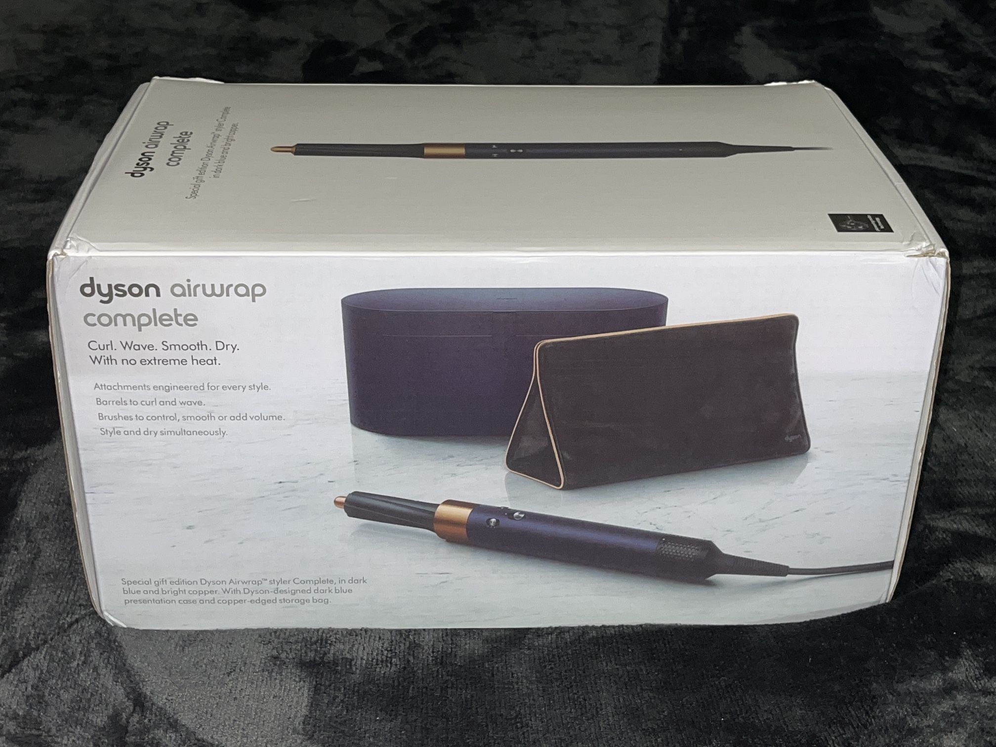 Dyson Airwrap Complete Styler Prussian Blue Copper New in Box Limited edition