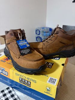 Skechers Work Footwear Slip-Resistant Work Boots