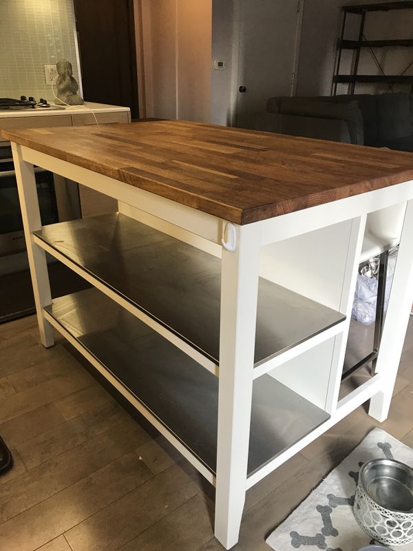 IKEA Butcher Block Kitchen Island for Sale in Los Angeles, CA - OfferUp