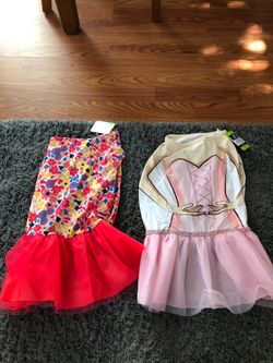 2 brand new XL dog dresses