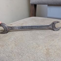 1 1/8", 1"  Proto 3049 Double Open-End Wrench