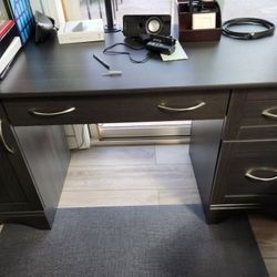 Office Desk And Bookshelf