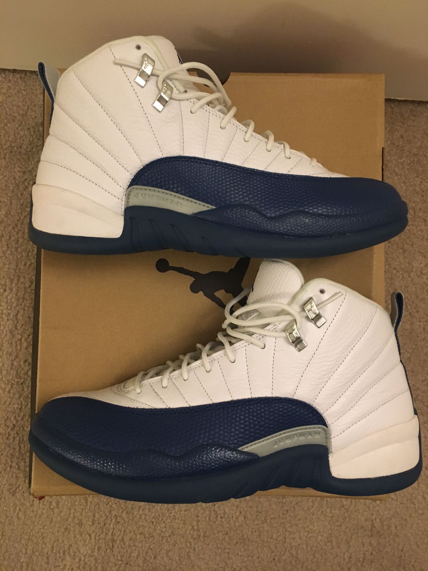 Men's French blue 12s size 10.5