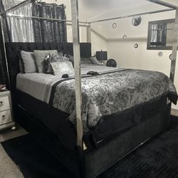King Size Canopy Bed frame 