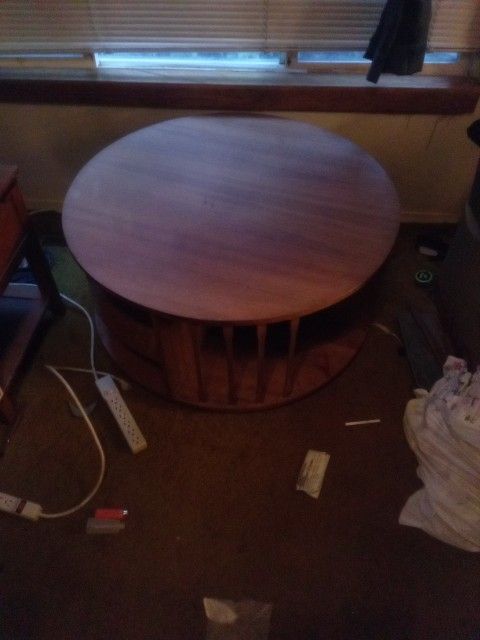 Spinning Round Coffee Table