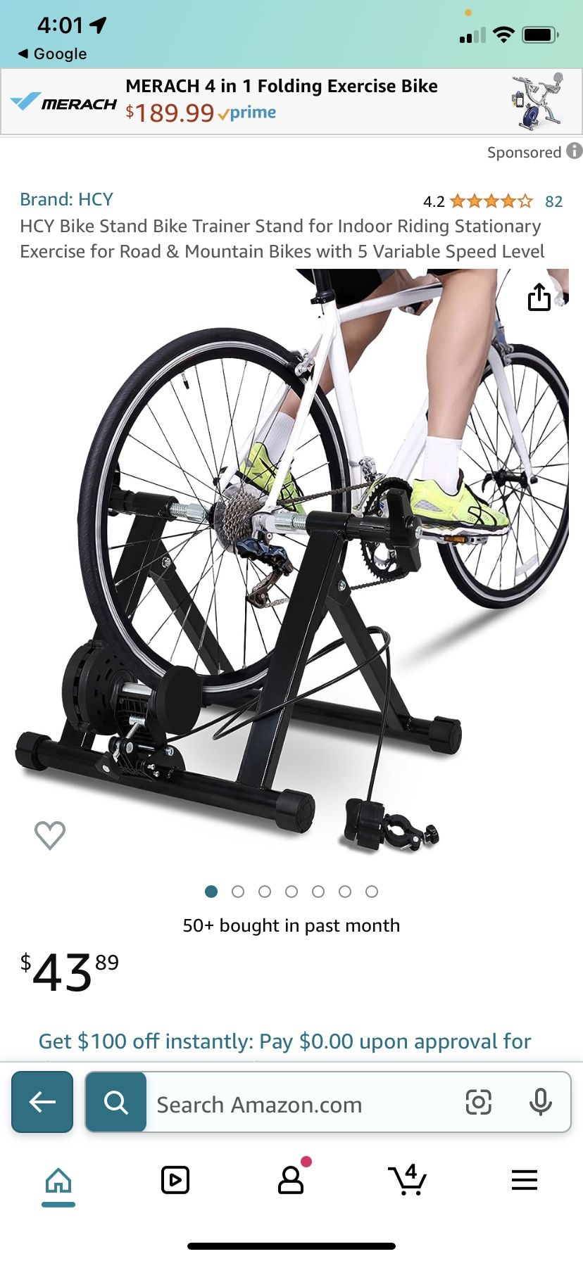 Bike Stand Trainer (Indoor / Outdoor Riding )