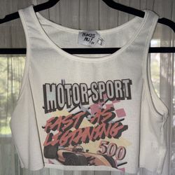 Princess Polly Motorsport Crop Tank – Size XXS