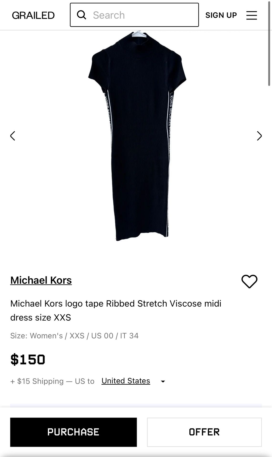 Michael Kors Long Dress