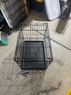 Small Pet Crate, Length 2’, Width 18”, Height 18”.