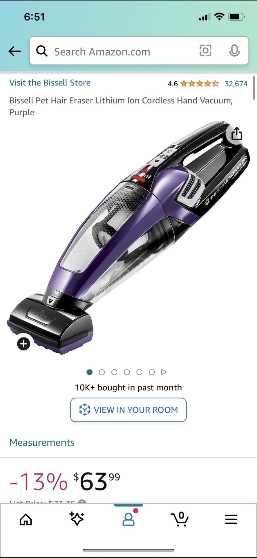 Bissell Cordless Hand Vacuum