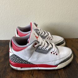 Jordan 3 Fire Red Size 7y
