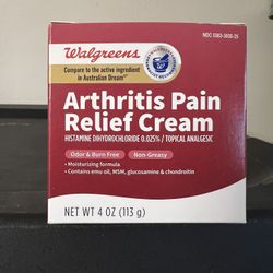 Arthritis Pain Relief Cream