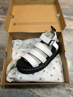 Dr.Martens “Blaire” Sandals (White)