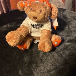 Small Harley Beanie Bear