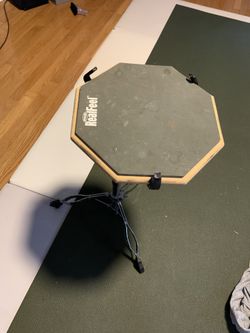 Large Drum Pad On Stand Double Sided