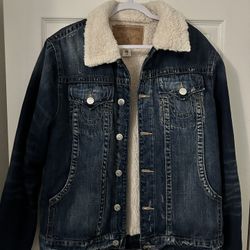 True Religion Sherpa Jean Jacket L