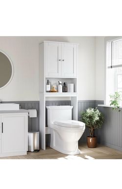 Toilet storage cabinet